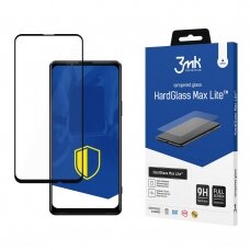 LCD apsauginis stikliukas 3mk HardGlass Max Lite Sony Xperia 1 III 5G juodas