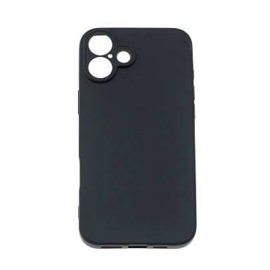 Soft Dėklas iPhone 16 Plus - juodas Soft Dėklas iPhone 16 Plus - juodas