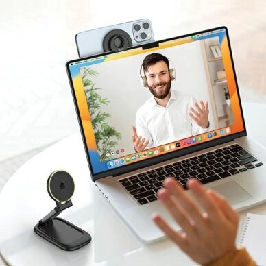 Laikiklis SODI BM310 su MagSafe indukciniu įkrovimu – baltas 7 Laikiklis SODI BM310 su MagSafe indukciniu įkrovimu – baltas 7