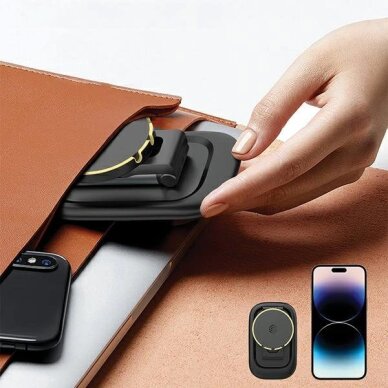 Laikiklis SODI BM310 su MagSafe indukciniu įkrovimu – juodas 10 Laikiklis SODI BM310 su MagSafe indukciniu įkrovimu – juodas 10