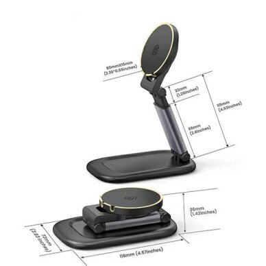 Laikiklis SODI BM310 su MagSafe indukciniu įkrovimu – juodas 5