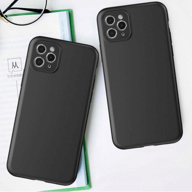 Silikoninis dėklas Samsung Galaxy A34 5G thin Silikoninis cover Juodas 6