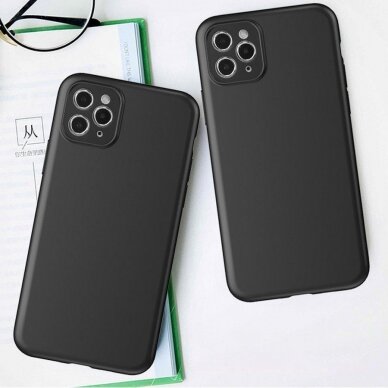 Dėklas Slim Case Xiaomi Redmi 11A / Poco C55 / Redmi 12C thin silicone case Juodas 4 Dėklas Slim Case Xiaomi Redmi 11A / Poco C55 / Redmi 12C thin silicone case Juodas 4