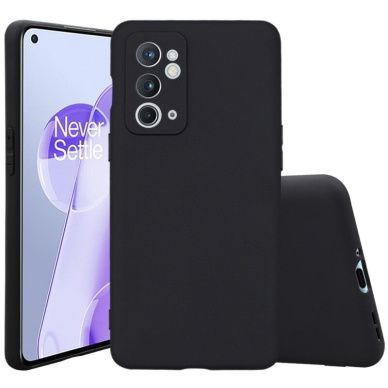 Dėklas Soft Case Flexible OnePlus 9RT 5G Juodas Dėklas Soft Case Flexible OnePlus 9RT 5G Juodas