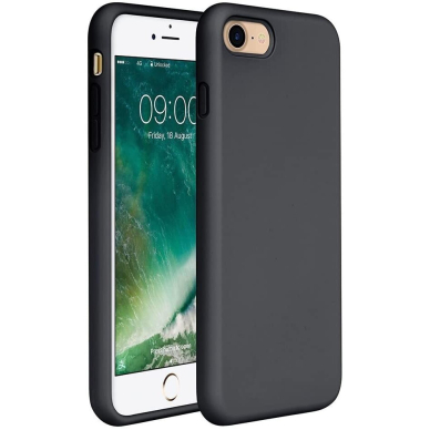 Dėklas Soft Case iPhone SE 2022 / SE 2020 / iPhone 8 / iPhone 7 juodas Dėklas Soft Case iPhone SE 2022 / SE 2020 / iPhone 8 / iPhone 7 juodas