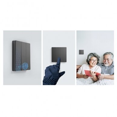 Sonoff Smart 3-Channel Wi-Fi Wall Switch Black (M5-3C-80) 10