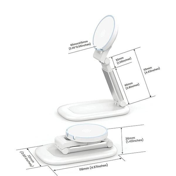 Laikiklis SODI BM310 su MagSafe indukciniu įkrovimu – baltas 5