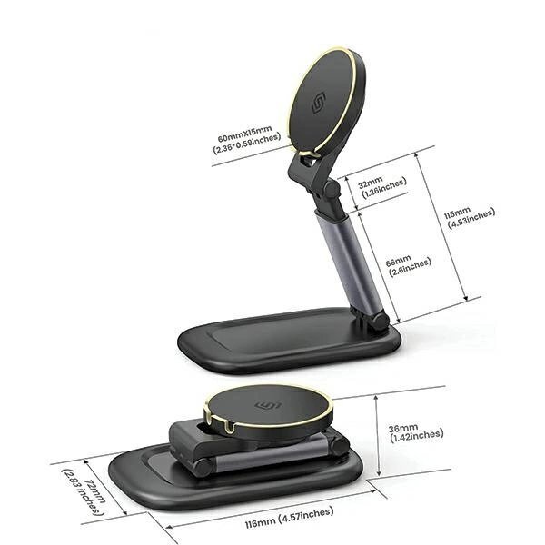 Laikiklis SODI BM310 su MagSafe indukciniu įkrovimu – juodas 5