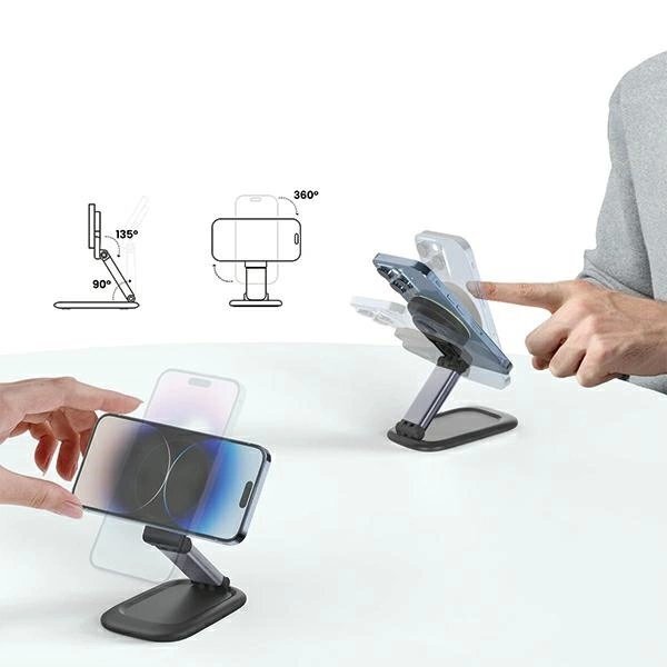 Laikiklis SODI BM310 su MagSafe indukciniu įkrovimu – juodas 6 Laikiklis SODI BM310 su MagSafe indukciniu įkrovimu – juodas 6