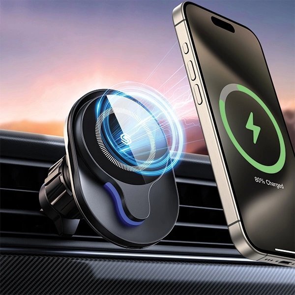 Laikiklis SODI C50 pasukamas ventiliacijos 15W su MagSafe C50 – juodas 2 Laikiklis SODI C50 pasukamas ventiliacijos 15W su MagSafe C50 – juodas 2