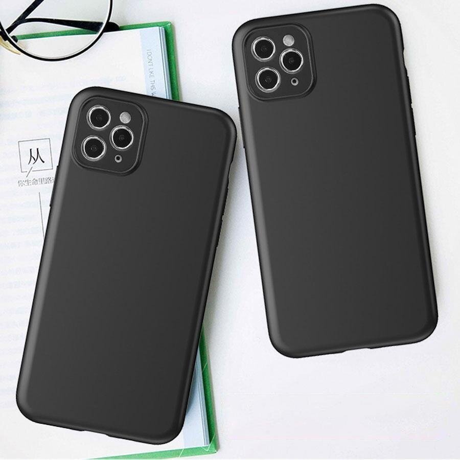 Dėklas Slim Case Xiaomi Redmi A2 / Redmi A1 thin silicone cover Juodas 4 Dėklas Slim Case Xiaomi Redmi A2 / Redmi A1 thin silicone cover Juodas 4