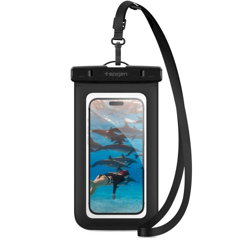 Spigen A601 UNIVERSAL WATERPROOF CASE Juodas Spigen A601 UNIVERSAL WATERPROOF CASE Juodas