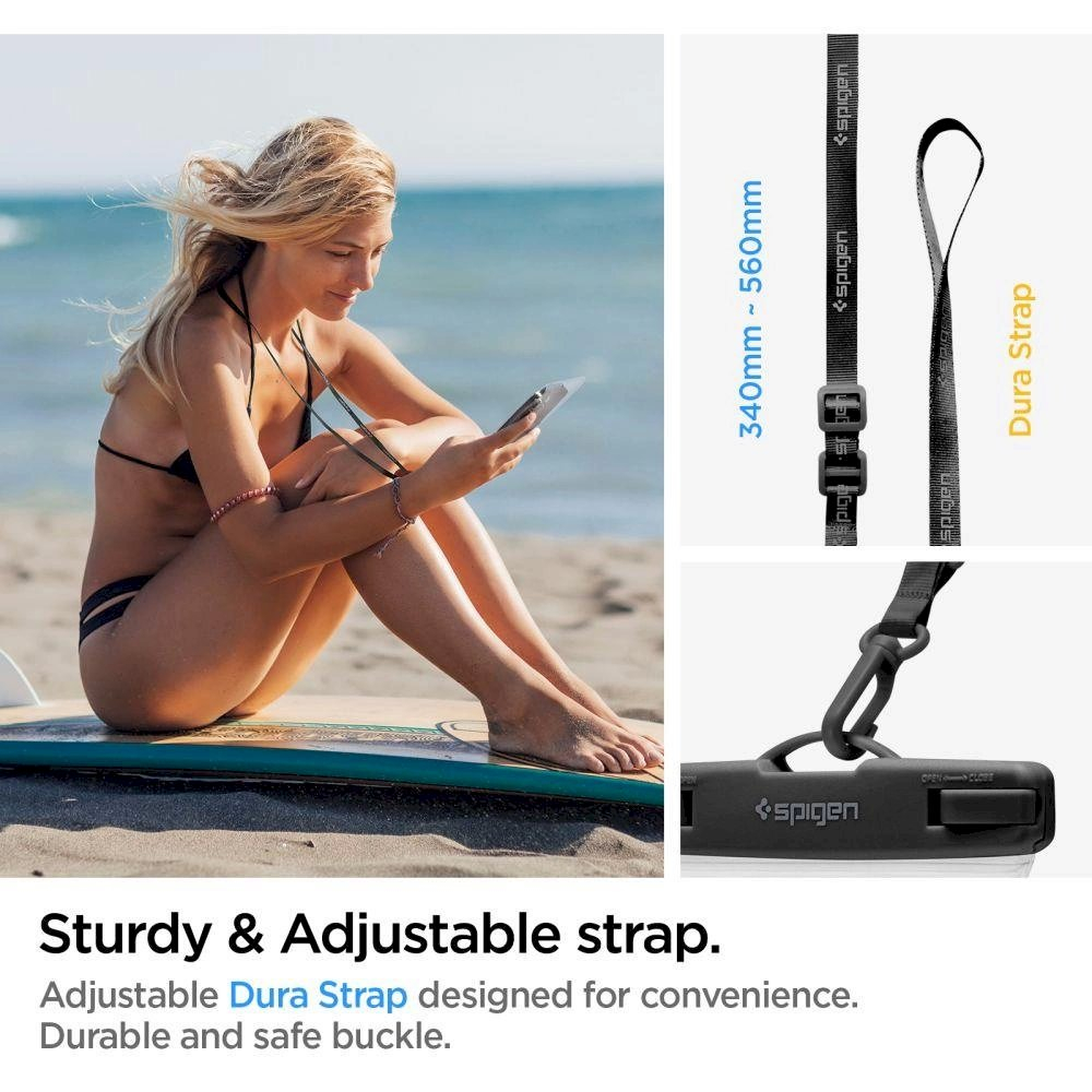 Spigen A601 UNIVERSAL WATERPROOF CASE CRYSTAL CLEAR 12 Spigen A601 UNIVERSAL WATERPROOF CASE CRYSTAL CLEAR 12