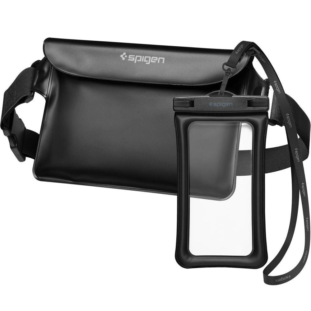 Spigen A621 UNIVERSAL WATERPROOF CASE & WAIST BAG BLACK 1 Spigen A621 UNIVERSAL WATERPROOF CASE & WAIST BAG BLACK 1