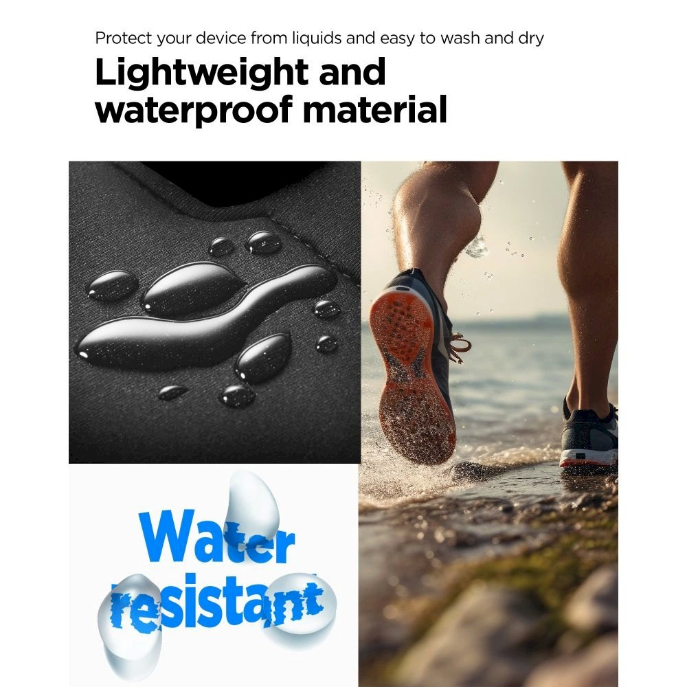 Sportinė rankovė Spigen A703 6.9" – juoda 6 Sportinė rankovė Spigen A703 6.9" – juoda 6