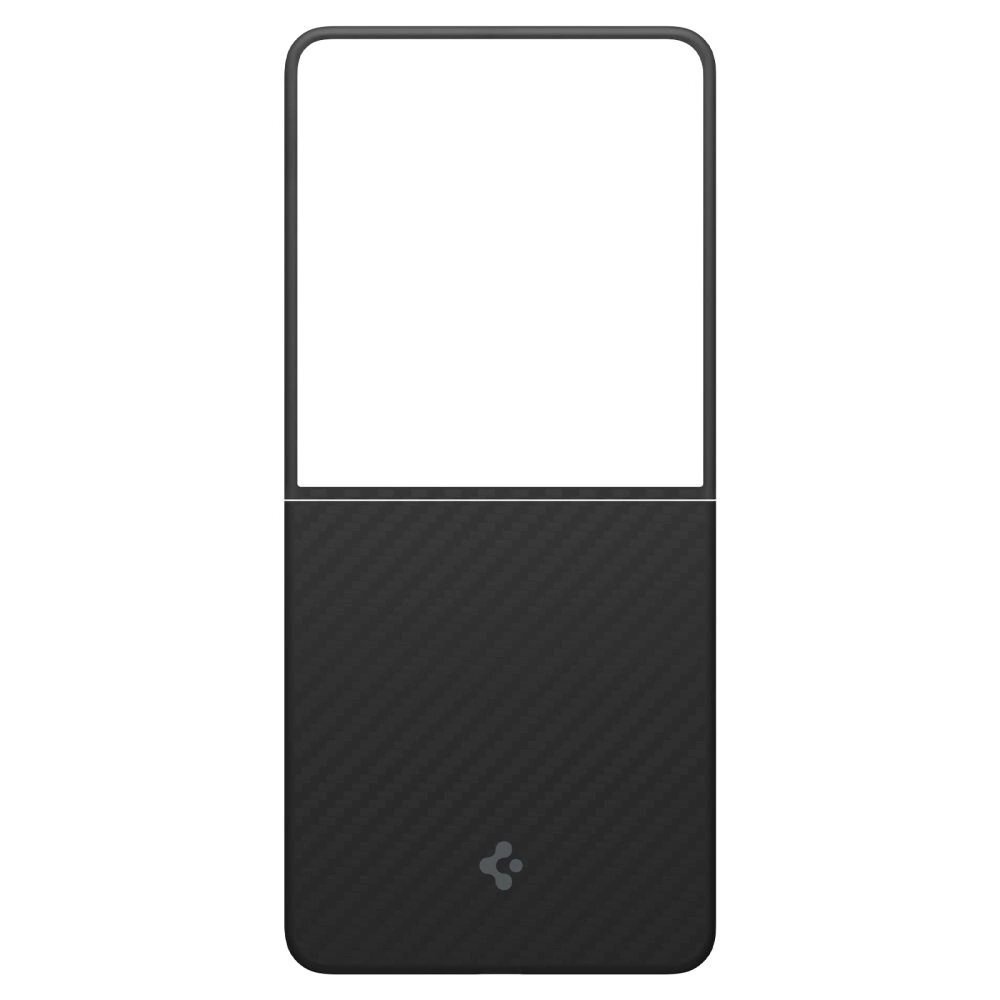 Samsung Galaxy Z Flip 7 dėklas Spigen AirSkin Aramid – juodas 3