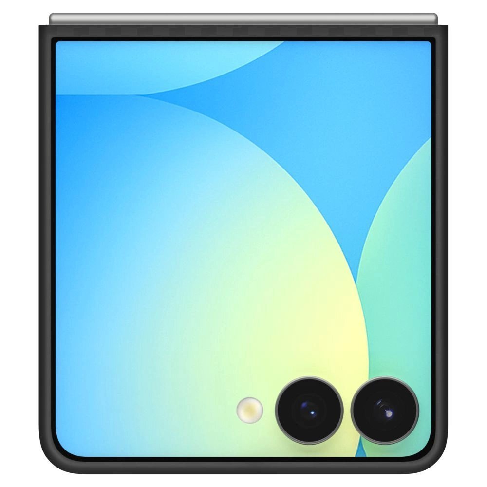 Samsung Galaxy Z Flip 7 dėklas Spigen AirSkin Aramid – juodas 7 Samsung Galaxy Z Flip 7 dėklas Spigen AirSkin Aramid – juodas 7