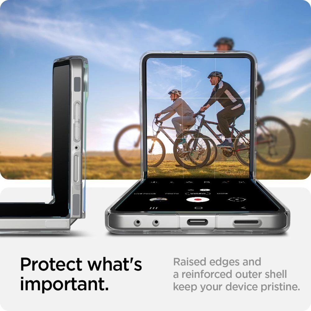 Samsung Galaxy Z Flip 7 dėklas Spigen AirSkin Mag su MagSafe – skaidrus ir baltas 17 Samsung Galaxy Z Flip 7 dėklas Spigen AirSkin Mag su MagSafe – skaidrus ir baltas 17