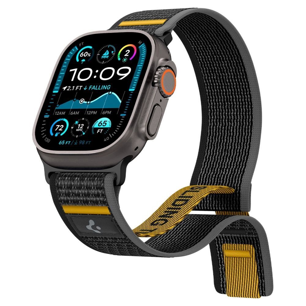 Apple Watch 44 / 45 / 46 / 49 mm Spigen Athlex Air dirželis – juodas 9 Apple Watch 44 / 45 / 46 / 49 mm Spigen Athlex Air dirželis – juodas 9
