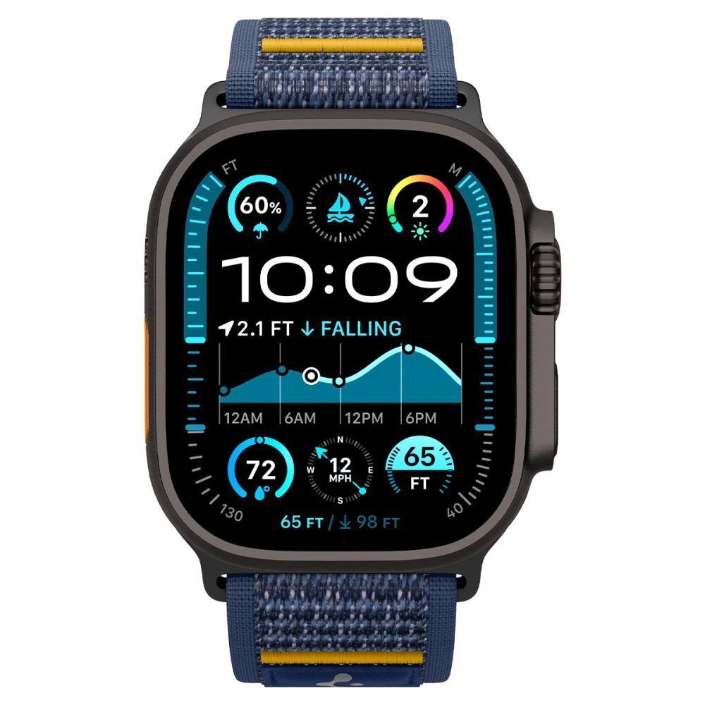 Apple Watch 44 / 45 / 46 / 49 mm Spigen Athlex Air dirželis – tamsiai mėlynas 1