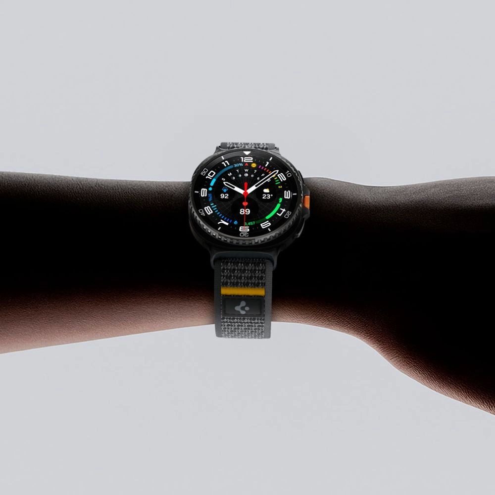 Samsung Galaxy Watch 40/44/46 mm Spigen Athlex Air dirželis – juodas ir geltonas 11 Samsung Galaxy Watch 40/44/46 mm Spigen Athlex Air dirželis – juodas ir geltonas 11