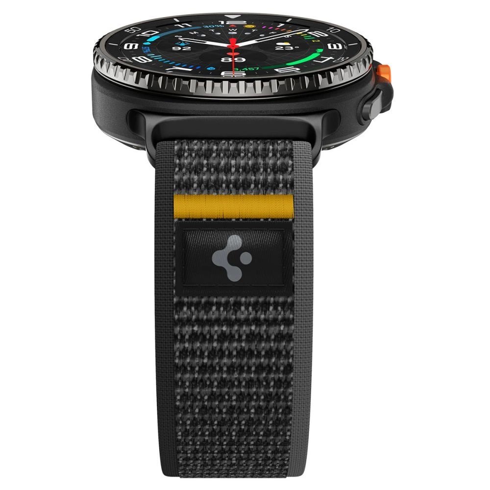 Samsung Galaxy Watch 40/44/46 mm Spigen Athlex Air dirželis – juodas ir geltonas 4