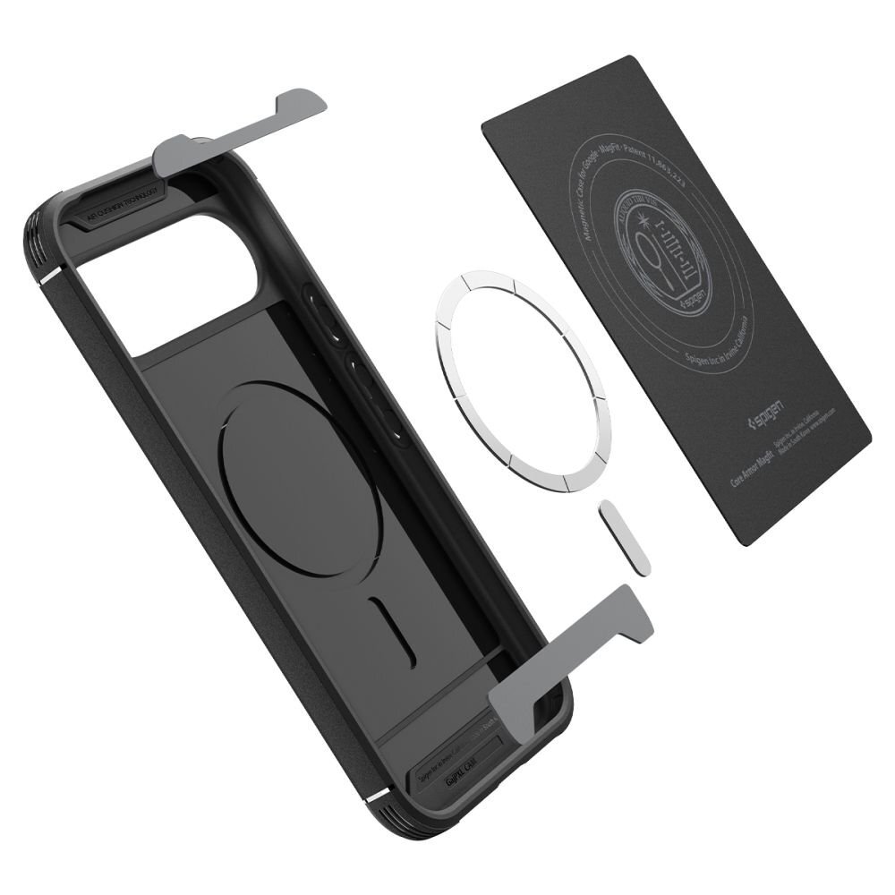 Google Pixel 10 Pro XL Spigen Core Armor Mag MagSafe dėklas – matinės juodos spalvos 7 Google Pixel 10 Pro XL Spigen Core Armor Mag MagSafe dėklas – matinės juodos spalvos 7