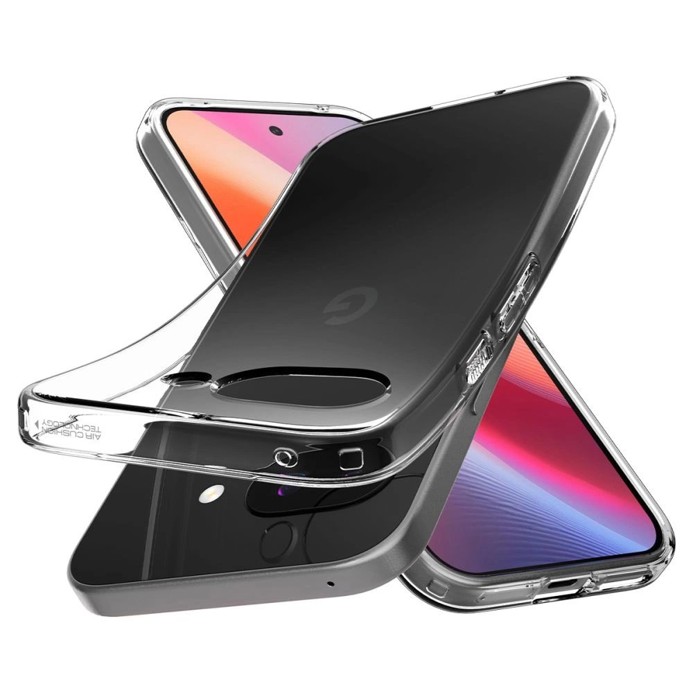 Google Pixel 9A – Spigen Crystal Flex dėklas - Skaidrus 5 Google Pixel 9A – Spigen Crystal Flex dėklas - Skaidrus 5