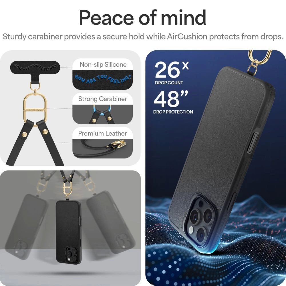 Spigen Cyrill Classic Charm Magsafe iPhone 16 Pro Max Dėklas - Juodas 9 Spigen Cyrill Classic Charm Magsafe iPhone 16 Pro Max Dėklas - Juodas 9