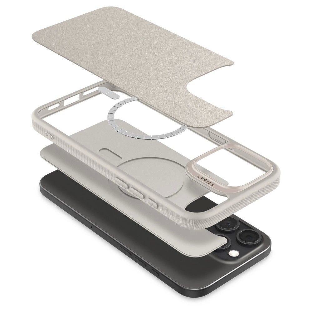 Spigen Cyrill Kajuk MagSafe iPhone 16 Pro Max Dėklas - Beige 6 Spigen Cyrill Kajuk MagSafe iPhone 16 Pro Max Dėklas - Beige 6