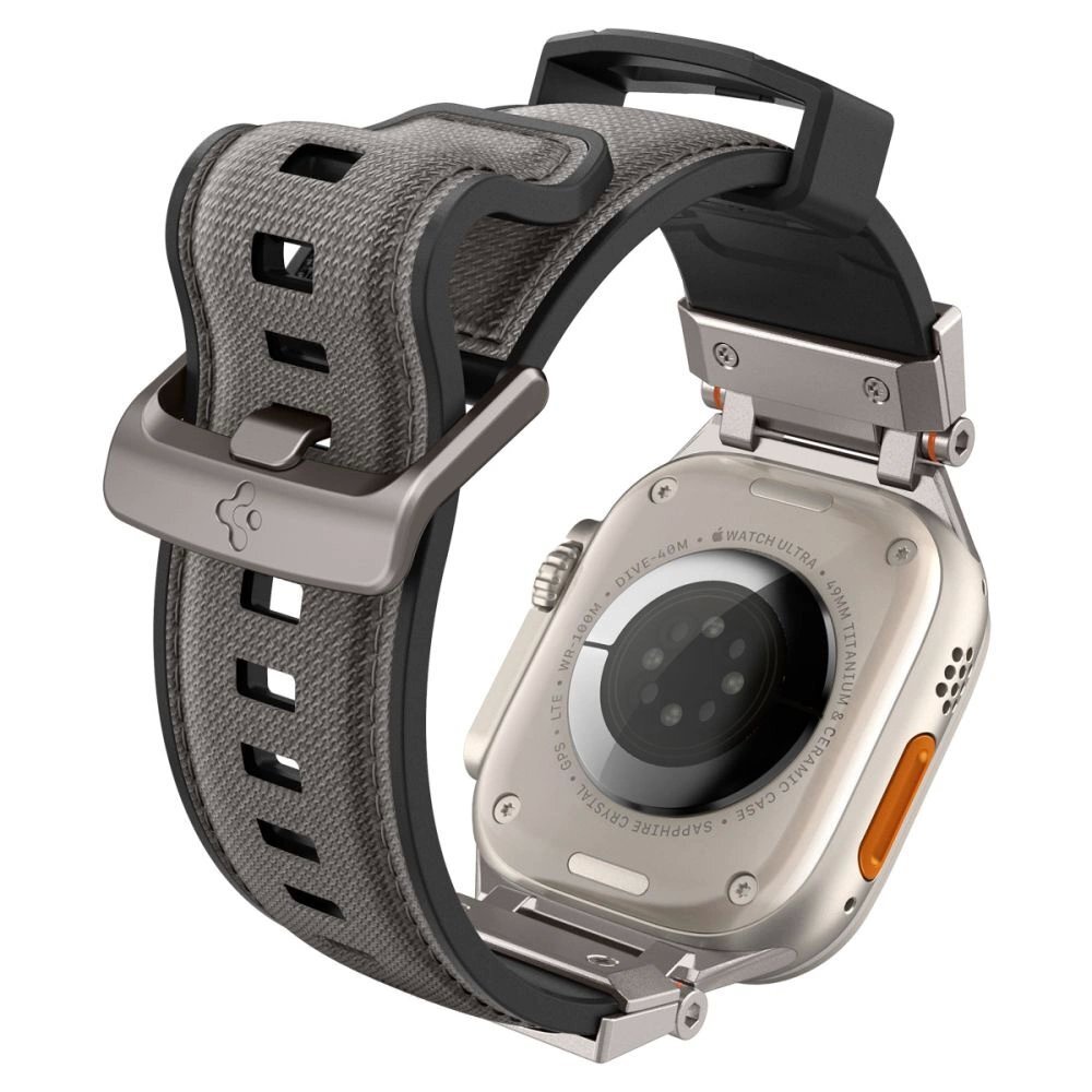 Apple Watch 44 / 45 / 46 / 49 mm Spigen DuraPro Armor dirželis – pilkas 5