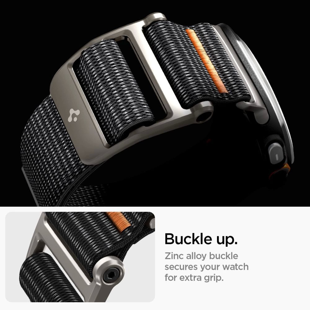Samsung Galaxy Watch Ultra 47mm Spigen DuraPro dirželis – juodas 11 Samsung Galaxy Watch Ultra 47mm Spigen DuraPro dirželis – juodas 11