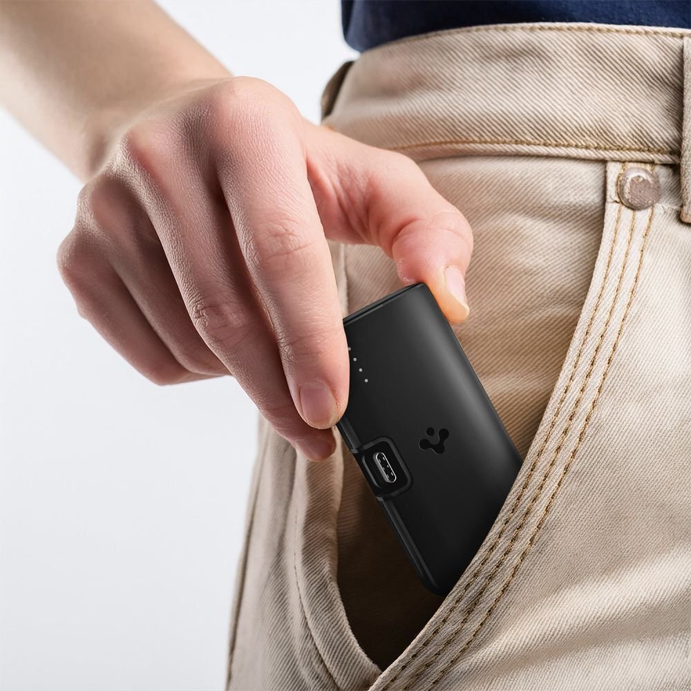Išorinė baterija Spigen EA2205 5000mAh 22.5W – juoda 6