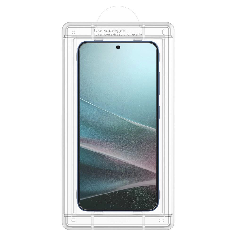 Samsung Galaxy S25 Spigen ELITE SHIELD EZ FIT hibridinis stiklas – skaidrus 3