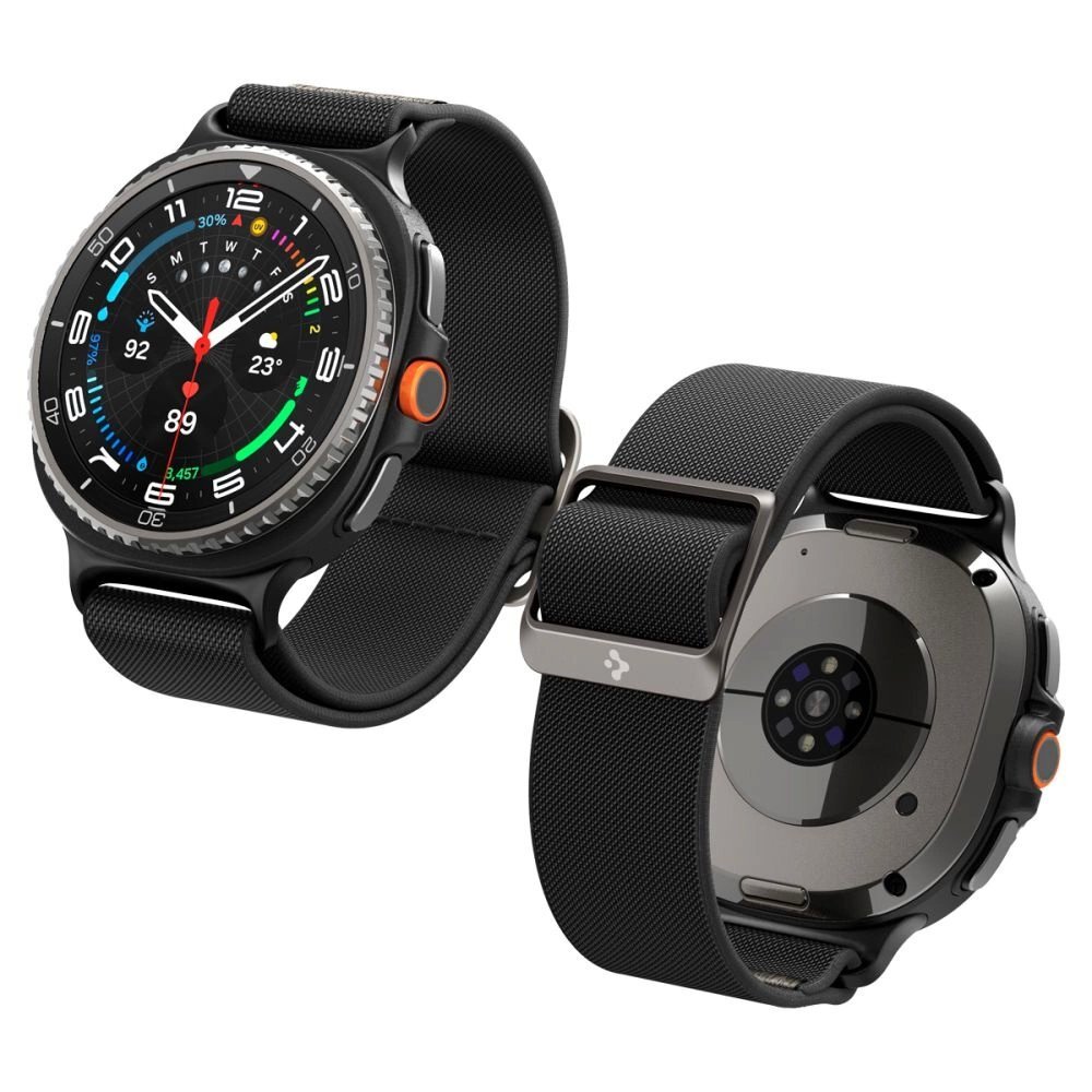 Samsung Galaxy Watch 40/44/46 mm Spigen Fit Lite dirželis – juodas Samsung Galaxy Watch 40/44/46 mm Spigen Fit Lite dirželis – juodas