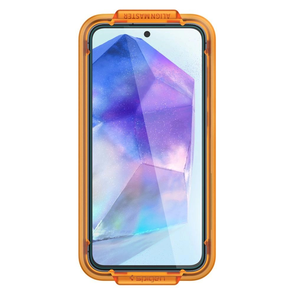 Samsung Galaxy A55 Spigen Glass tR AlignMaster 2-pack grūdintas stiklas 1