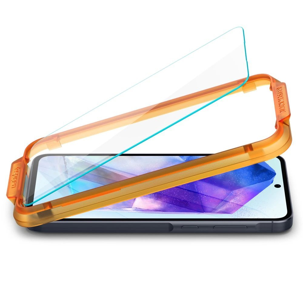 Samsung Galaxy A55 Spigen Glass tR AlignMaster 2-pack grūdintas stiklas 3 Samsung Galaxy A55 Spigen Glass tR AlignMaster 2-pack grūdintas stiklas 3