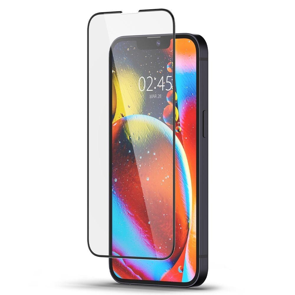 Stiklas Spigen Glass TR Slim FC tempered glass iPhone 13 Pro / iPhone 13 4 Stiklas Spigen Glass TR Slim FC tempered glass iPhone 13 Pro / iPhone 13 4
