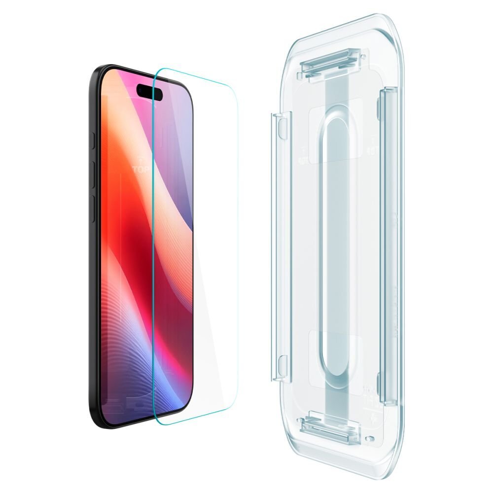 iPhone 17 Air Spigen Glas.tR EZ Fit grūdintas stiklas (2 vnt.) – skaidrus 3 iPhone 17 Air Spigen Glas.tR EZ Fit grūdintas stiklas (2 vnt.) – skaidrus 3
