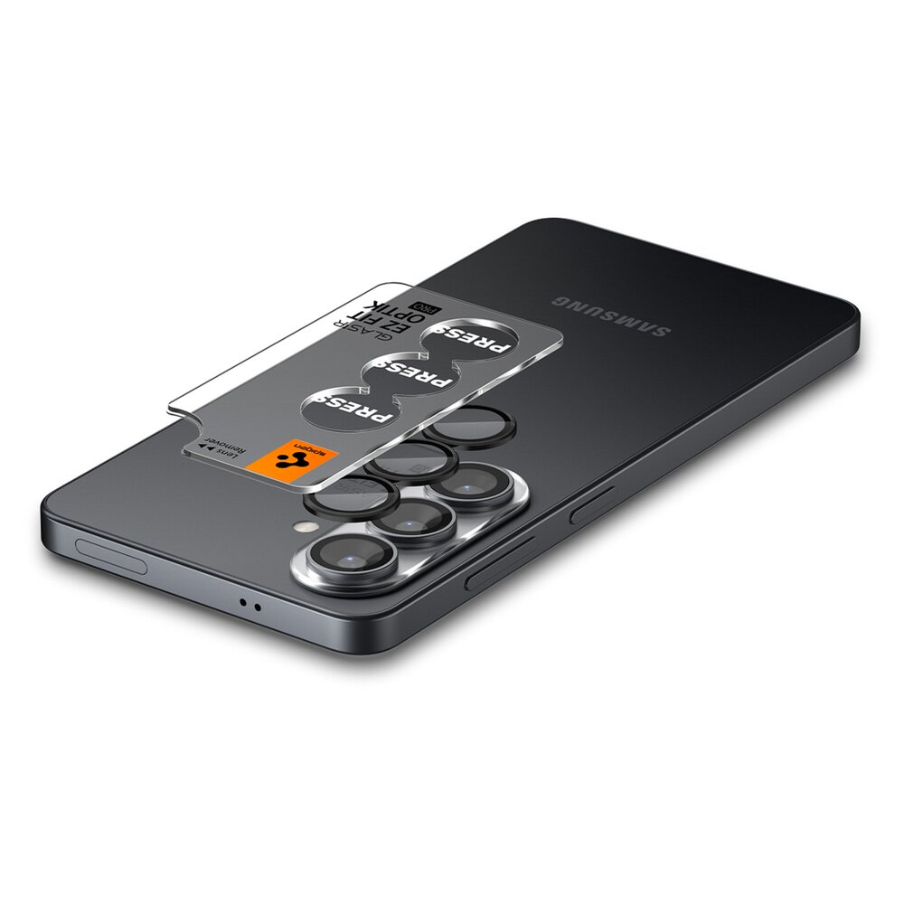 Samsung Galaxy S26 Spigen Glas.tR EZ Fit Optik Pro HD kameros dangtelis (2 vnt.) – juodas 4