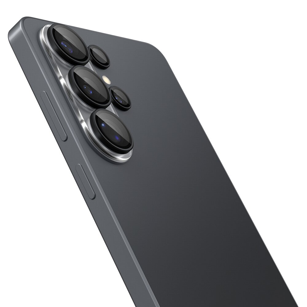 Samsung Galaxy S26 Ultra Spigen Glas.tR EZ Fit Optik Pro HD kameros dangtelis (2 vnt.) – juodas 3