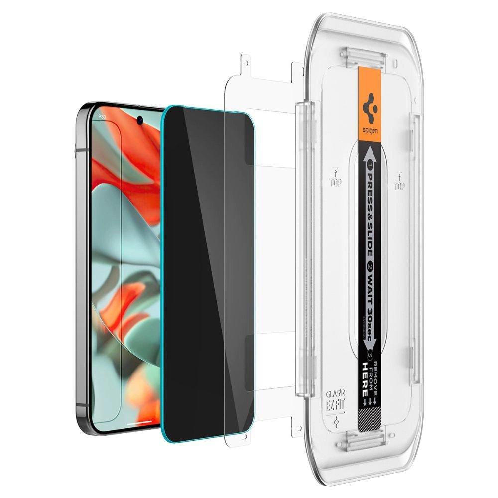 Google Pixel 9 Pro XL Spigen Glas.TR "Ez Fit" privatumo stiklas (2 vnt.) 5 Google Pixel 9 Pro XL Spigen Glas.TR "Ez Fit" privatumo stiklas (2 vnt.) 5