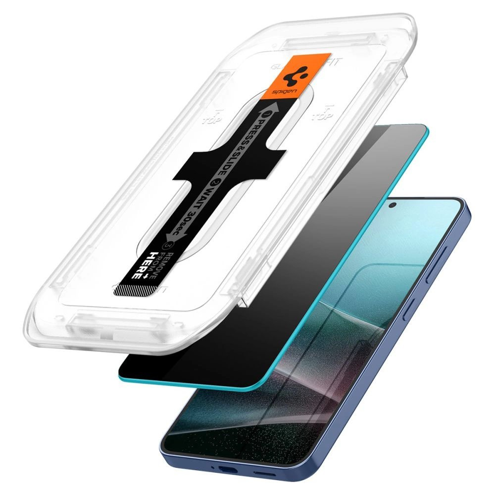 Spigen Glas.TR "Ez Fit" Privacy HD (2 vnt.) privatumo stiklas skirtas Samsung Galaxy S24 / S25 2 Spigen Glas.TR "Ez Fit" Privacy HD (2 vnt.) privatumo stiklas skirtas Samsung Galaxy S24 / S25 2