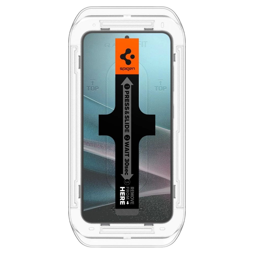 Spigen Glas.TR "Ez Fit" Privacy HD (2 vnt.) privatumo stiklas skirtas Samsung Galaxy S24 / S25 4 Spigen Glas.TR "Ez Fit" Privacy HD (2 vnt.) privatumo stiklas skirtas Samsung Galaxy S24 / S25 4