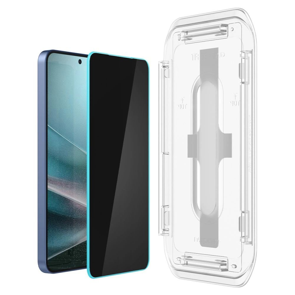 Spigen Glas.TR "Ez Fit" Privacy HD (2 vnt.) privatumo stiklas skirtas Samsung Galaxy S24+ / S25+ 4