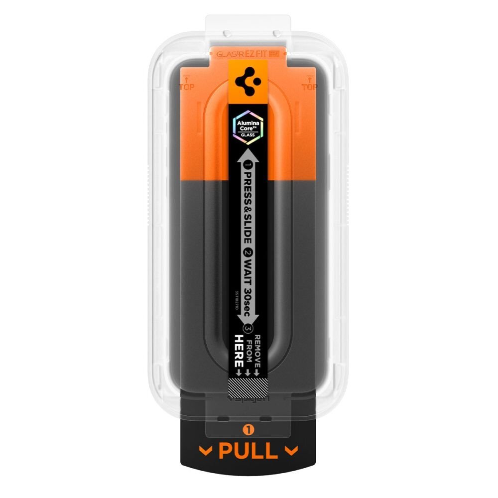 iPhone 16 Pro Max / 17 Pro Max Spigen Glas.TR EZ Fit Pro grūdintas stiklas – skaidrus 6 iPhone 16 Pro Max / 17 Pro Max Spigen Glas.TR EZ Fit Pro grūdintas stiklas – skaidrus 6