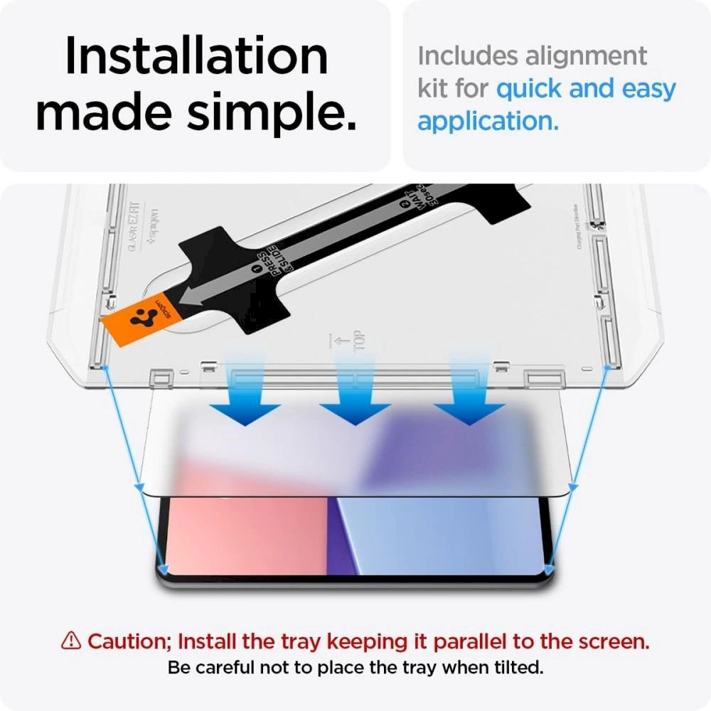 Spigen Glas.tR EZ Fit Apsauginis stiklas iPad Pro 11.5'' 2024 3