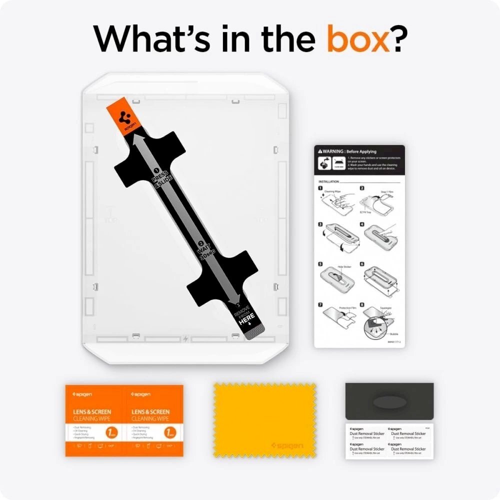 iPad Pro 13.7'' 2024 Spigen Glas.tR EZ Fit apsauginis stiklas 5