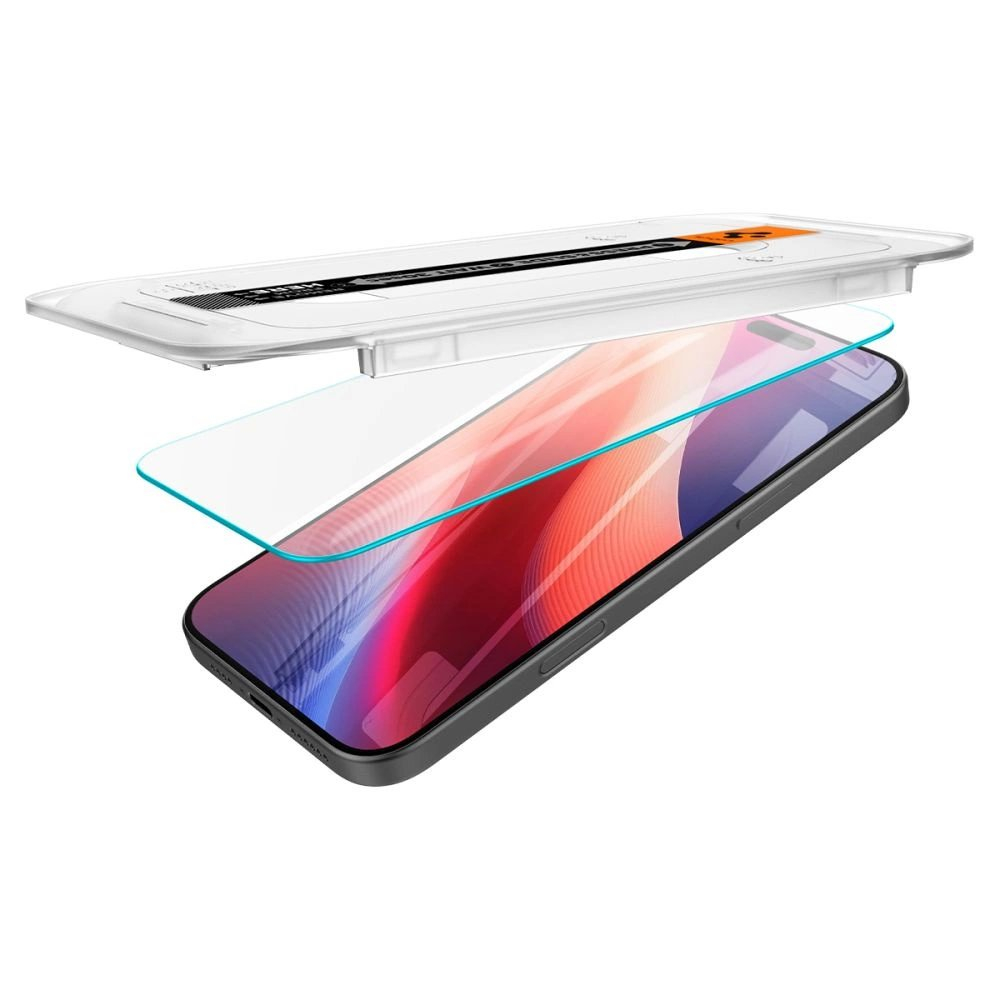 iPhone 16 Pro Spigen Glas.tR EZ Fit 2-pack grūdintas stiklas 6 iPhone 16 Pro Spigen Glas.tR EZ Fit 2-pack grūdintas stiklas 6