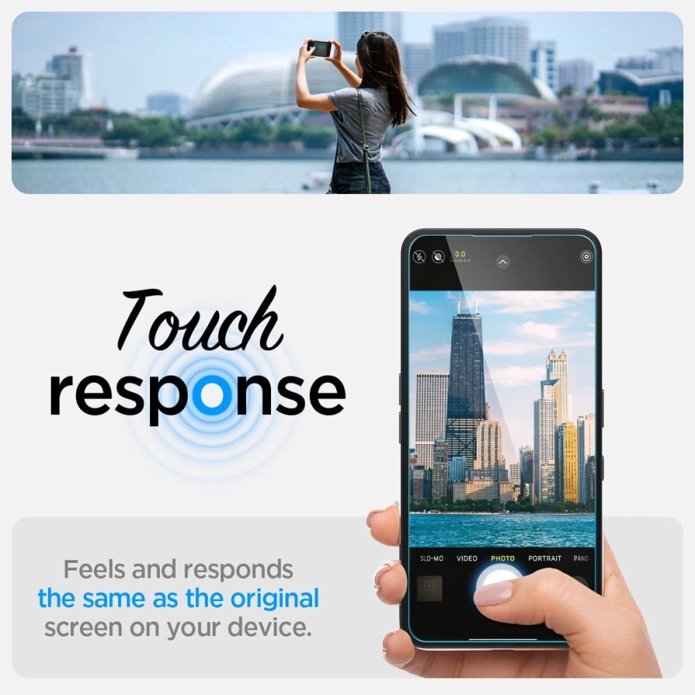 Nothing Phone 3A / 3A Pro Spigen Glas.tR EZ Fit grūdintas stiklas – skaidrus 4 Nothing Phone 3A / 3A Pro Spigen Glas.tR EZ Fit grūdintas stiklas – skaidrus 4